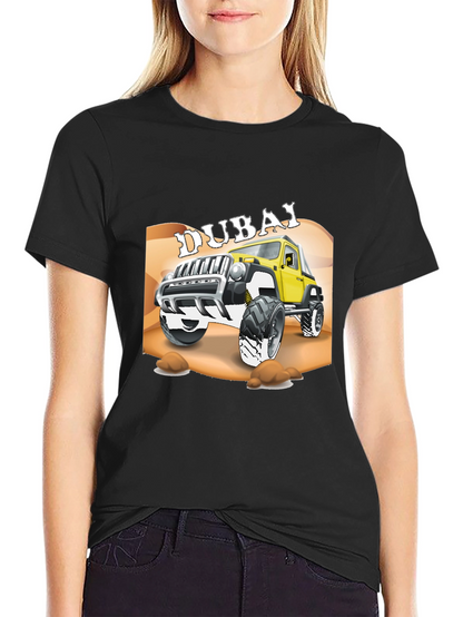 Dubai Jeep T-Shirt - Off-Road Adventure Tee