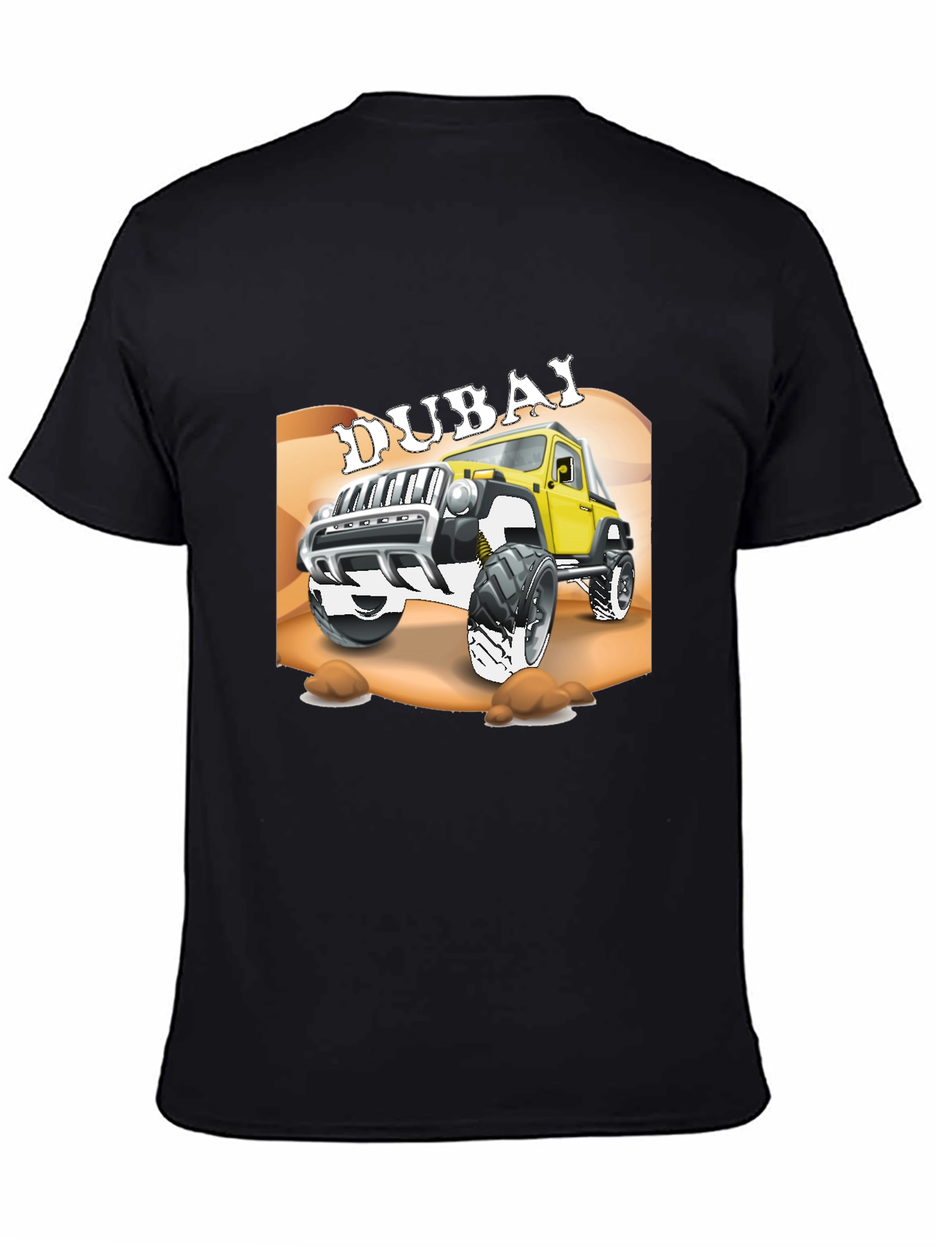 Dubai Jeep T-Shirt - Off-Road Adventure Tee