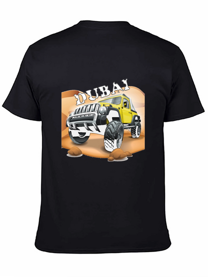 Dubai Jeep T-Shirt - Off-Road Adventure Tee