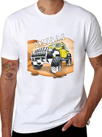 Dubai Jeep T-Shirt - Off-Road Adventure Tee
