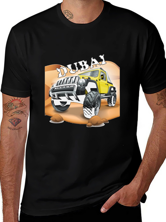 Dubai Jeep T-Shirt - Off-Road Adventure Tee