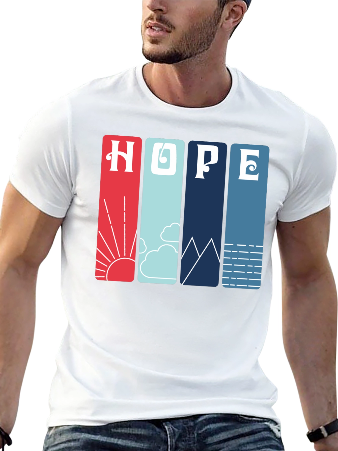 HOPE Graphic Tee - Nature Inspired Design