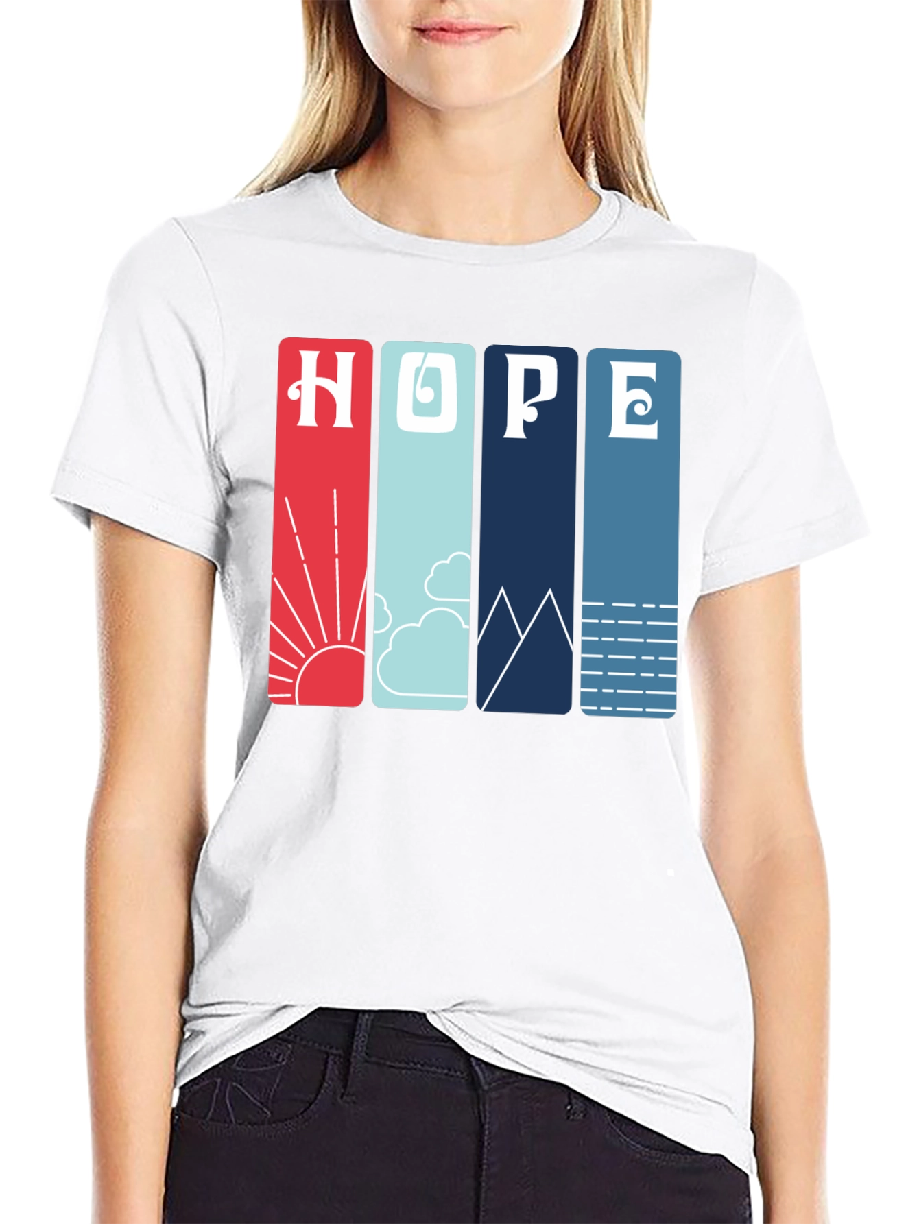 HOPE Graphic Tee - Nature Inspired Design