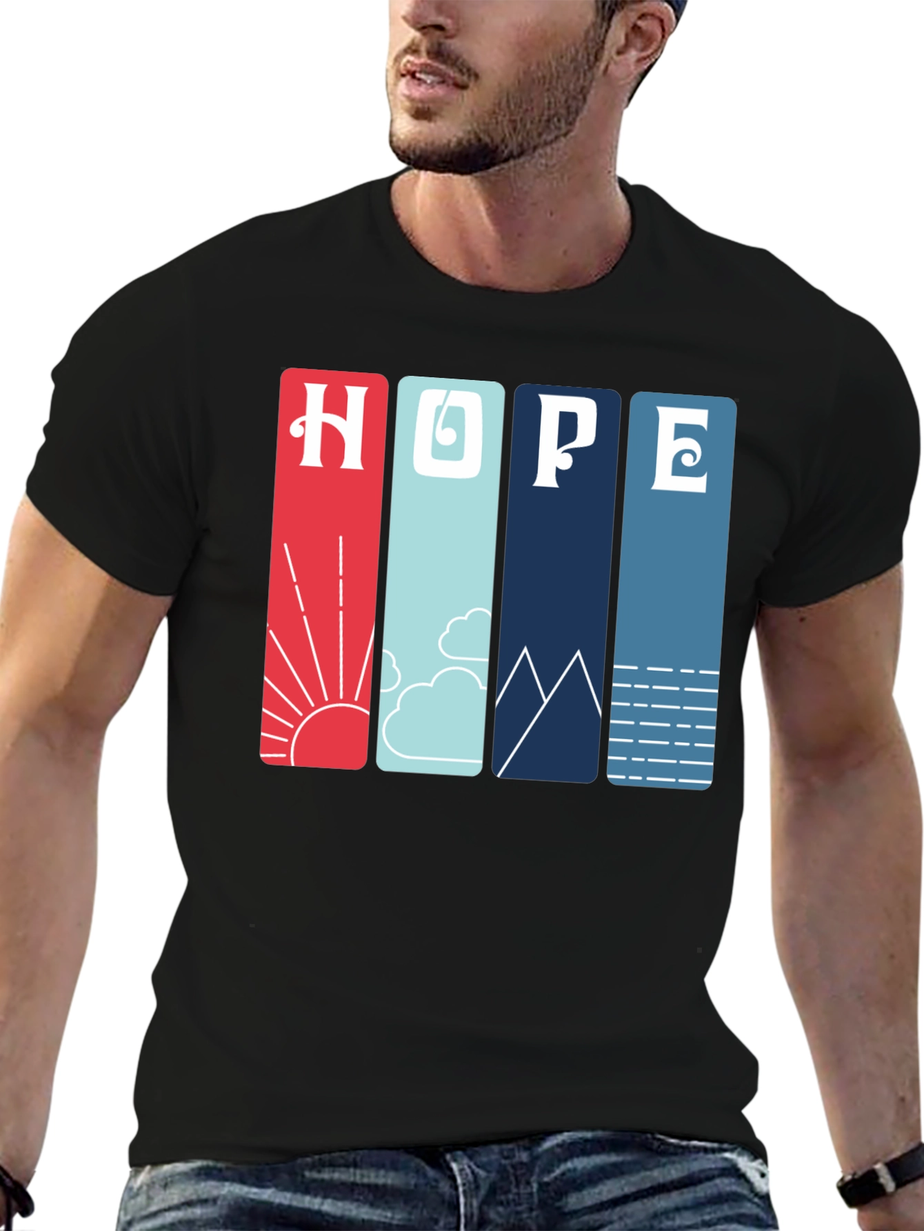 HOPE Graphic Tee - Nature Inspired Design