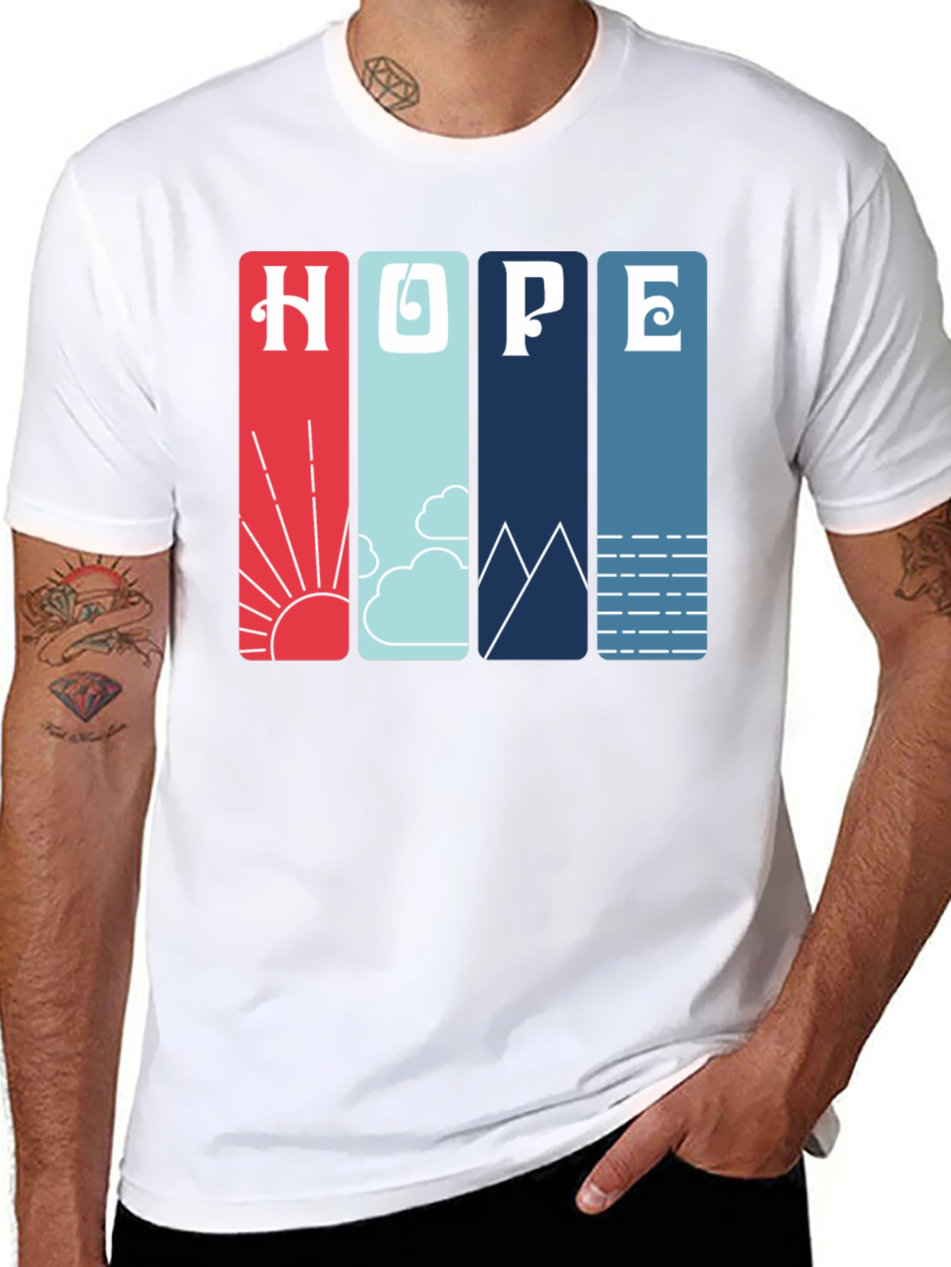 HOPE Graphic Tee - Nature Inspired Design