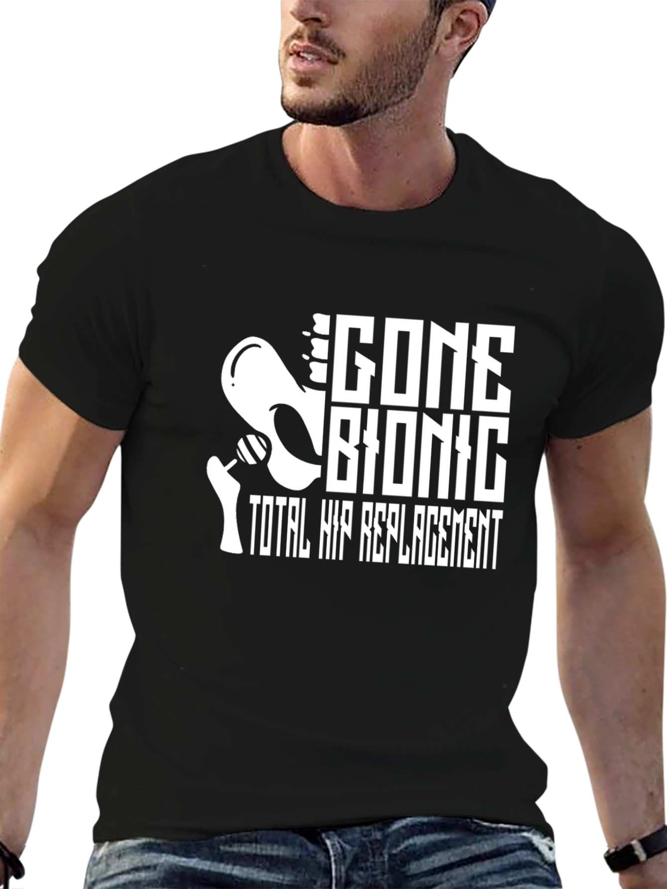 Gone Bionic Total Hip Replacement T-Shirt
