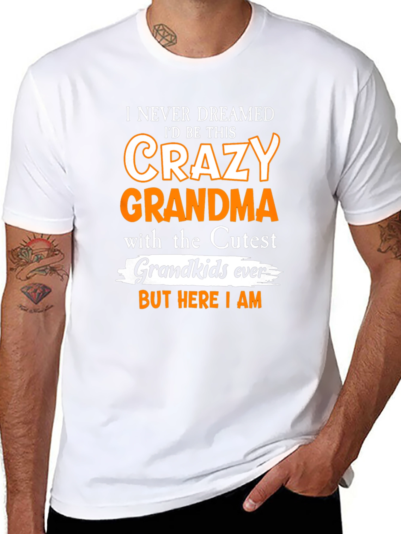 Crazy Grandma T-Shirt - Cute Grandkids Gift