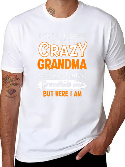 Crazy Grandma T-Shirt - Cute Grandkids Gift