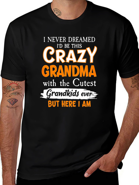 Crazy Grandma T-Shirt - Cute Grandkids Gift