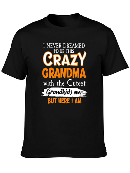 Crazy Grandma T-Shirt - Cute Grandkids Gift