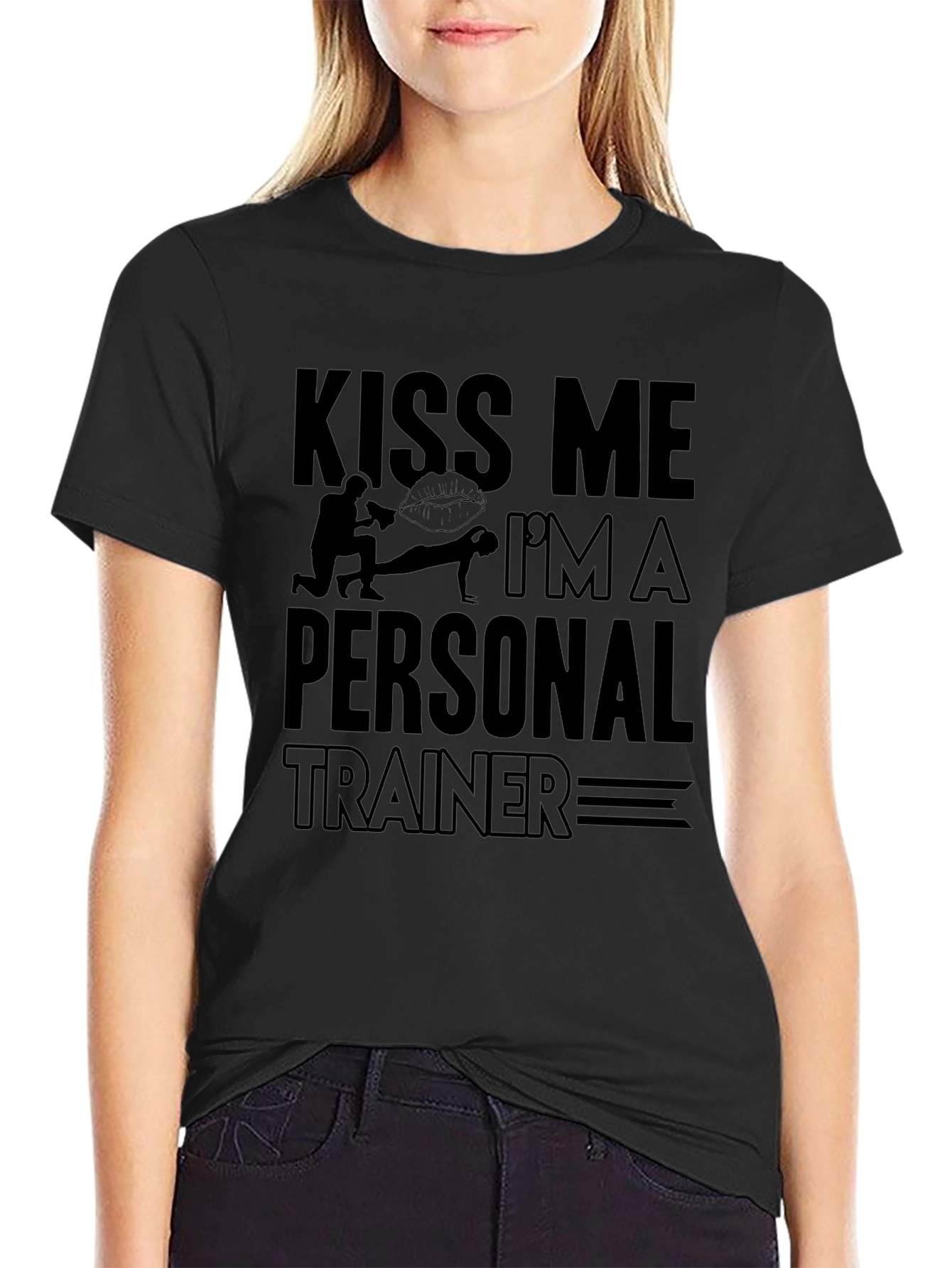 Kiss Me Im A Personal Trainer T-Shirt