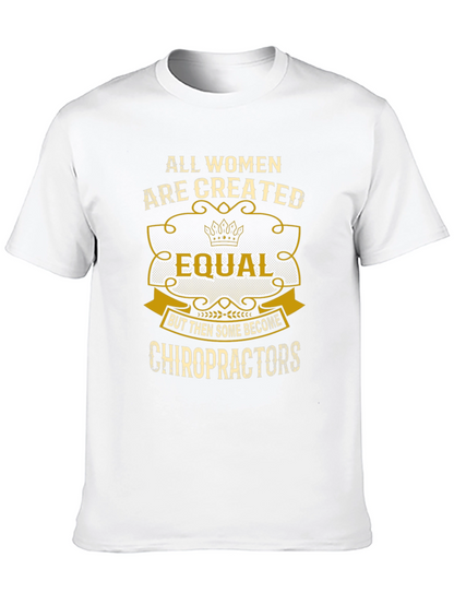 Chiropractor Womens T-Shirt - Equal