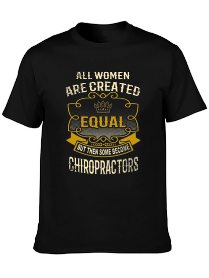 Chiropractor Womens T-Shirt - Equal