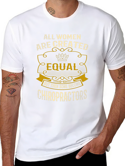 Chiropractor Womens T-Shirt - Equal