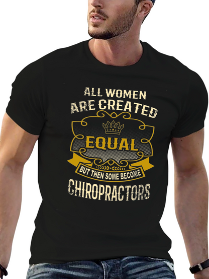 Chiropractor Womens T-Shirt - Equal
