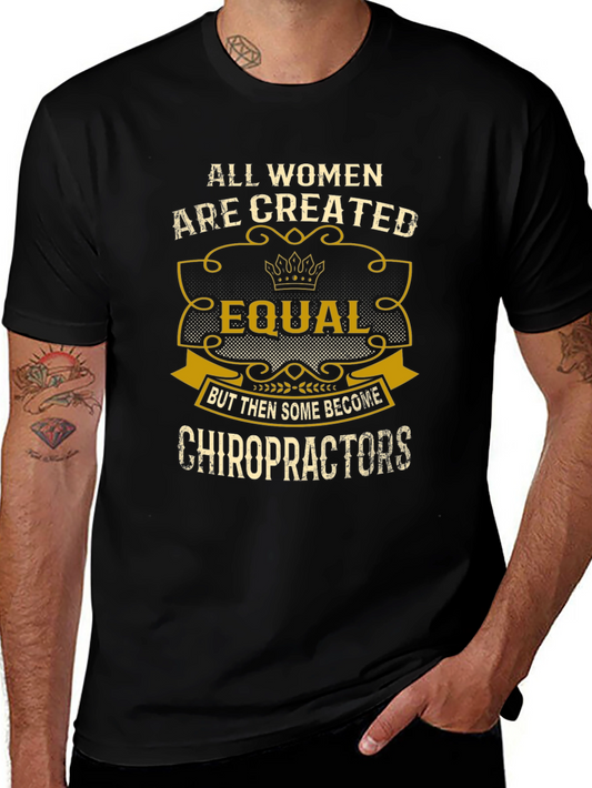 Chiropractor Womens T-Shirt - Equal