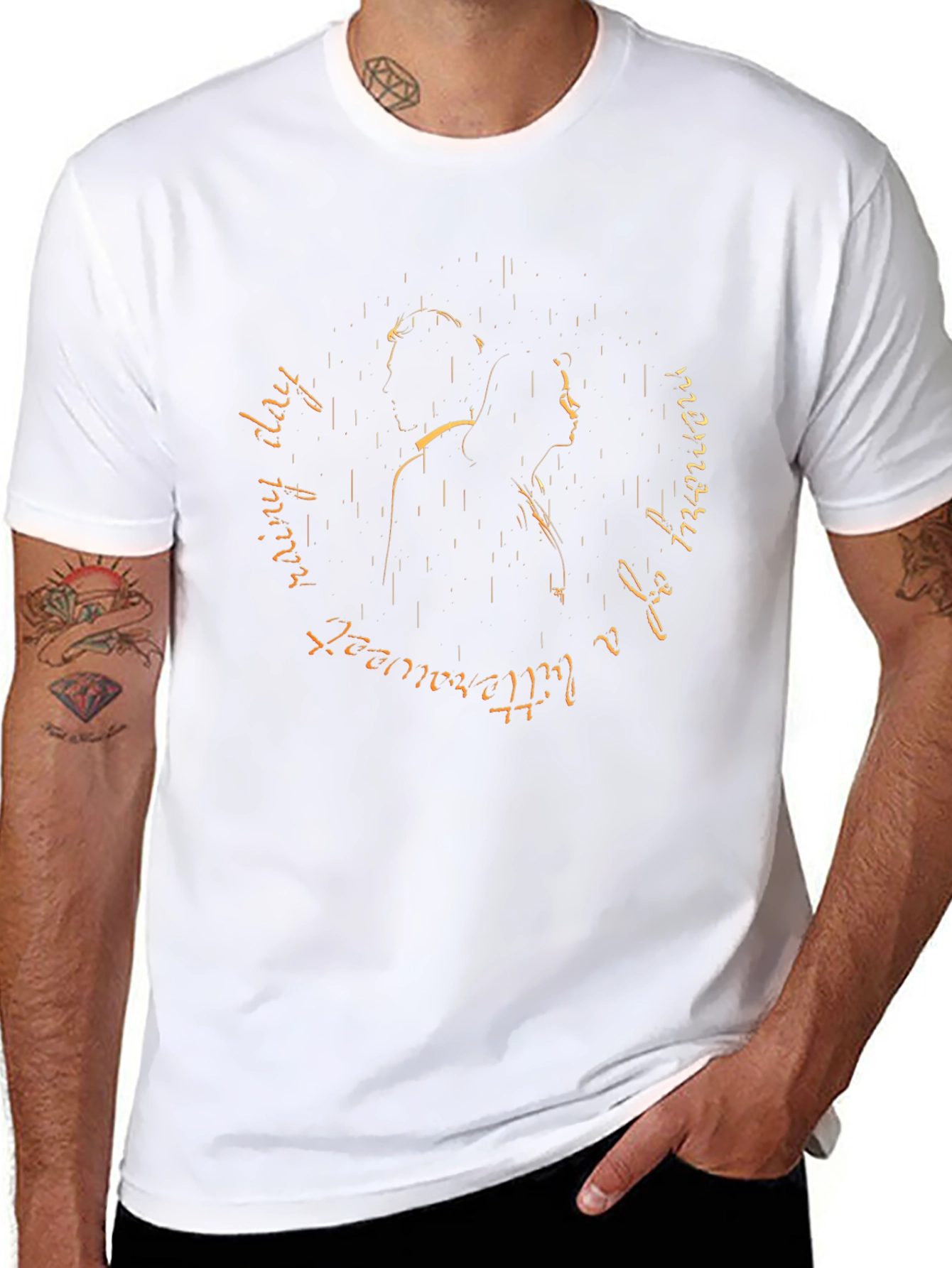 Bittersweet Memory Rainy Day Graphic T-Shirt