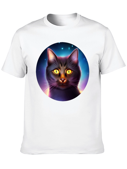 Cosmic Cat T-Shirt - Black