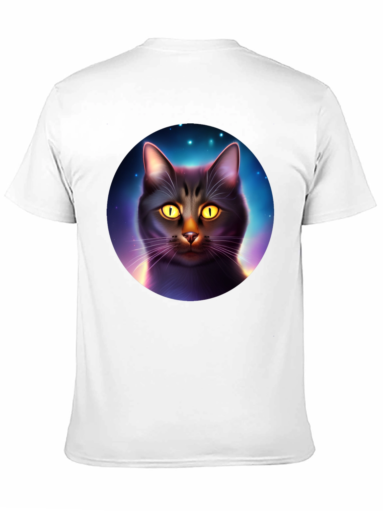 Cosmic Cat T-Shirt - Black