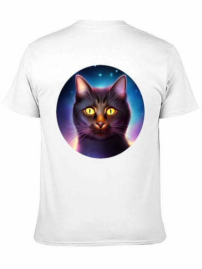Cosmic Cat T-Shirt - Black