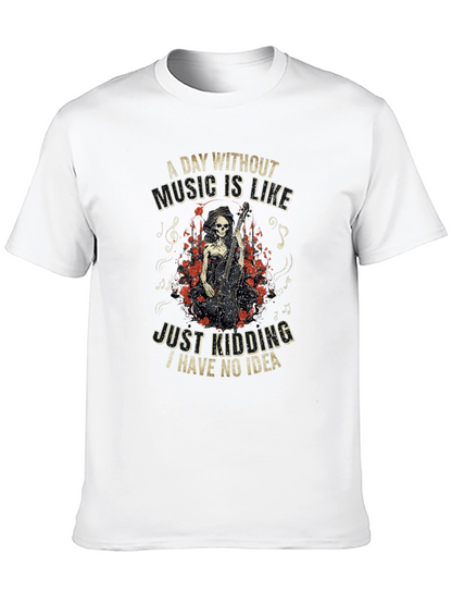 Music Lover T-Shirt - Grim Reaper Cello