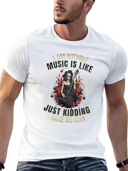 Music Lover T-Shirt - Grim Reaper Cello