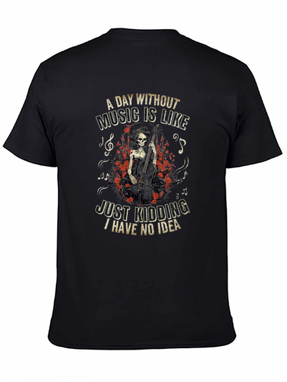 Music Lover T-Shirt - Grim Reaper Cello