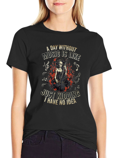 Music Lover T-Shirt - Grim Reaper Cello