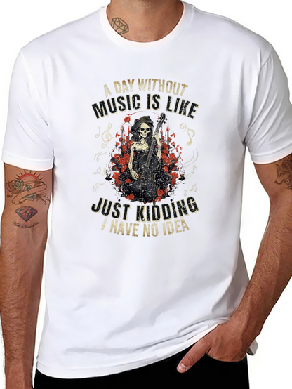 Music Lover T-Shirt - Grim Reaper Cello