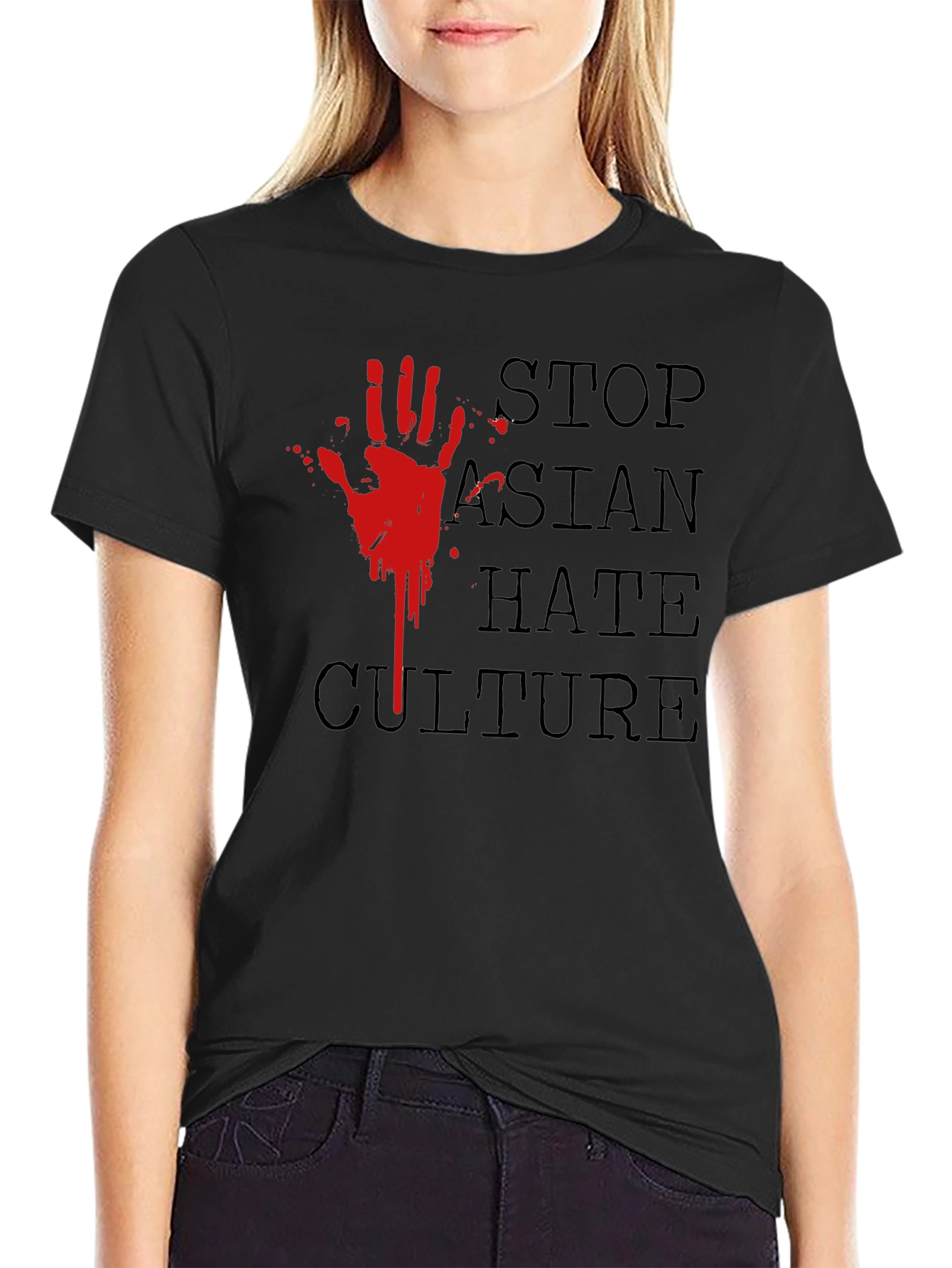 Stop Asian Hate Culture Graphic Tee
