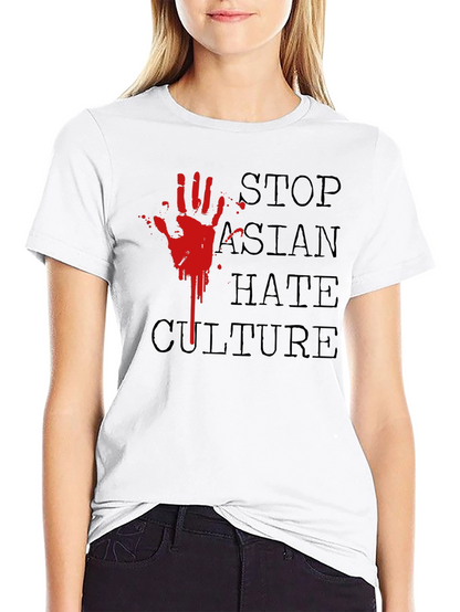 Stop Asian Hate Culture Graphic Tee