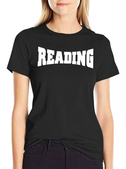 Reading T-Shirt Novelty Text Tee