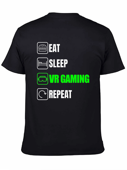 Eat Sleep VR Gaming Repeat T-Shirt