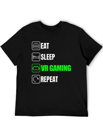 Eat Sleep VR Gaming Repeat T-Shirt
