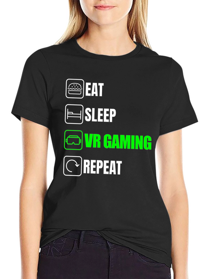 Eat Sleep VR Gaming Repeat T-Shirt