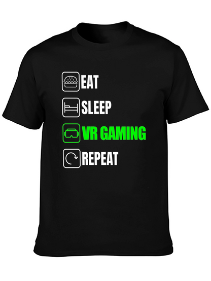 Eat Sleep VR Gaming Repeat T-Shirt