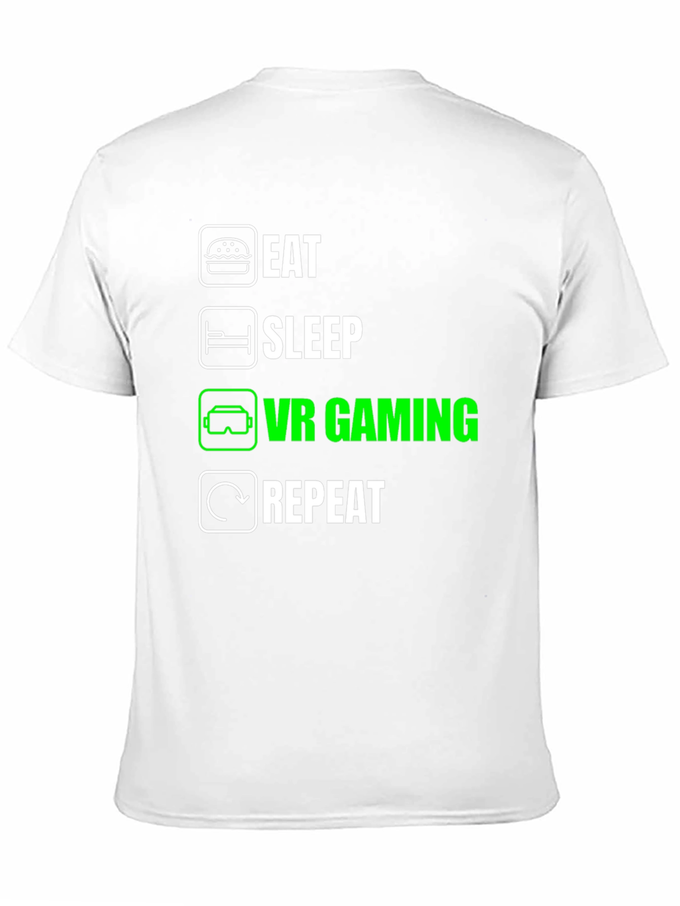 Eat Sleep VR Gaming Repeat T-Shirt