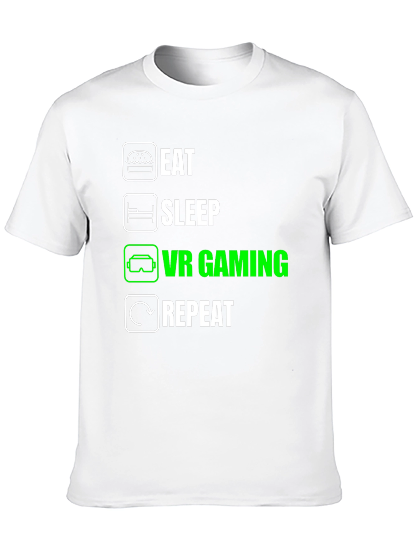 Eat Sleep VR Gaming Repeat T-Shirt