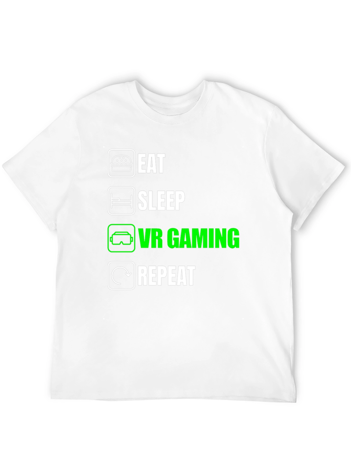 Eat Sleep VR Gaming Repeat T-Shirt