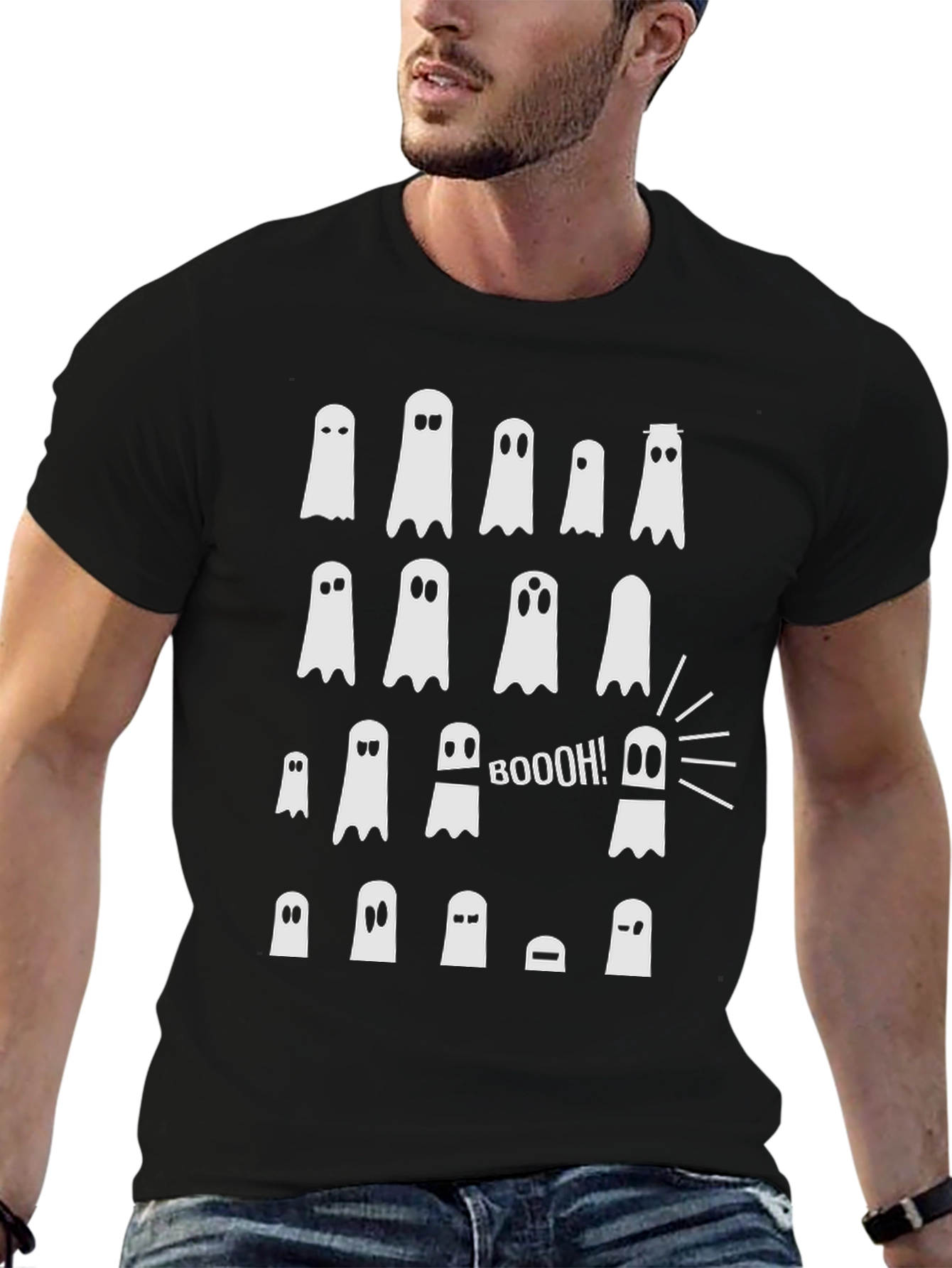 Spooky Ghost T-Shirt - Boo!