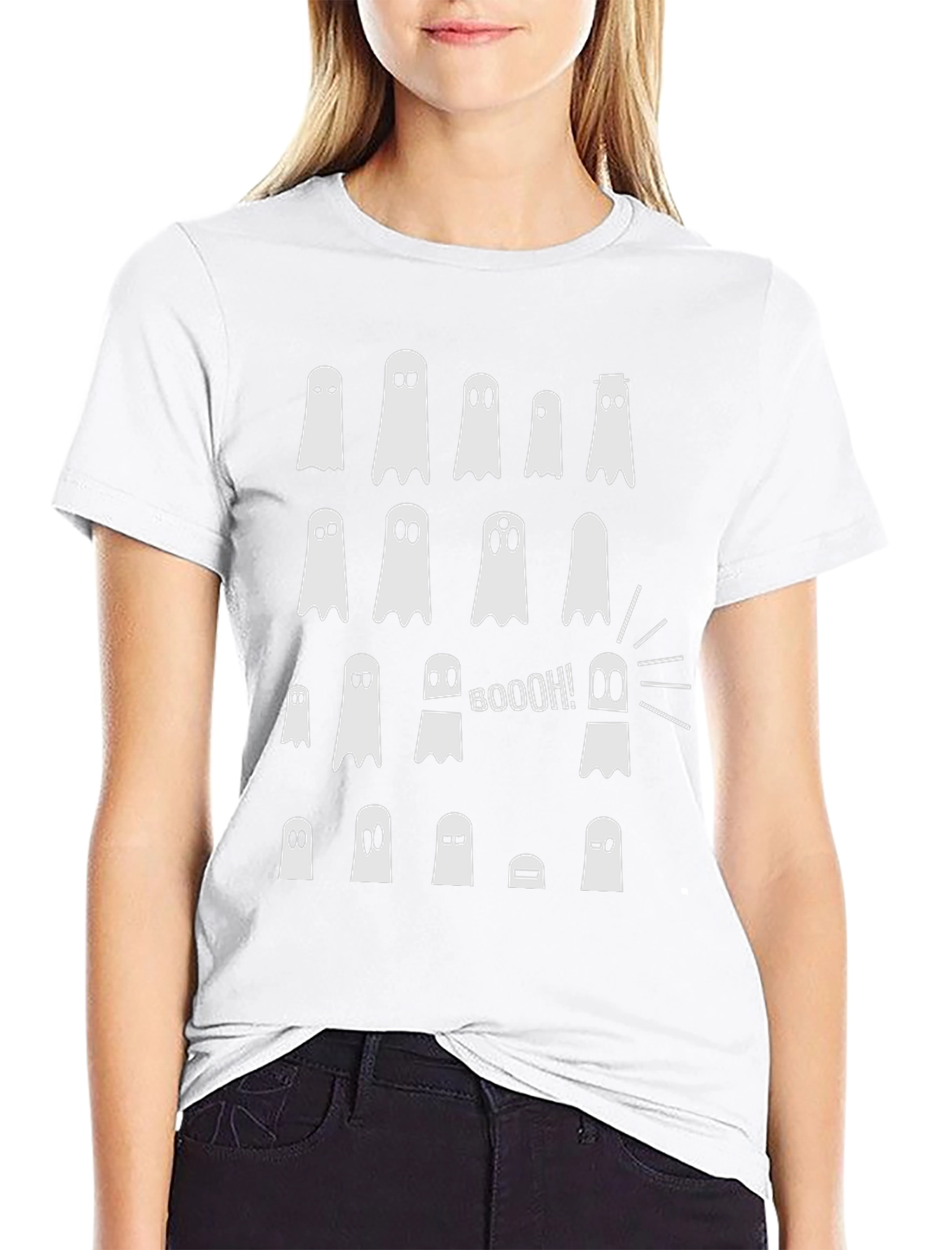 Spooky Ghost T-Shirt - Boo!