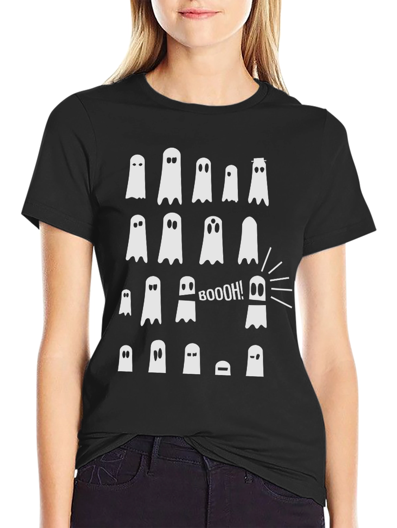 Spooky Ghost T-Shirt - Boo!