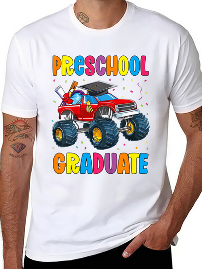 Preschool Graduate Monster Truck T-Shirt