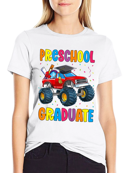 Preschool Graduate Monster Truck T-Shirt