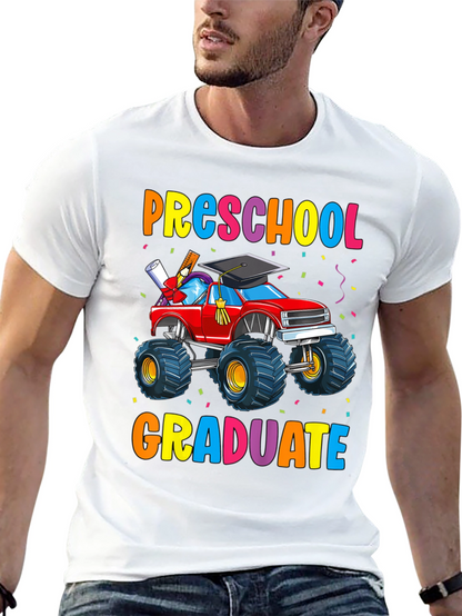 Preschool Graduate Monster Truck T-Shirt