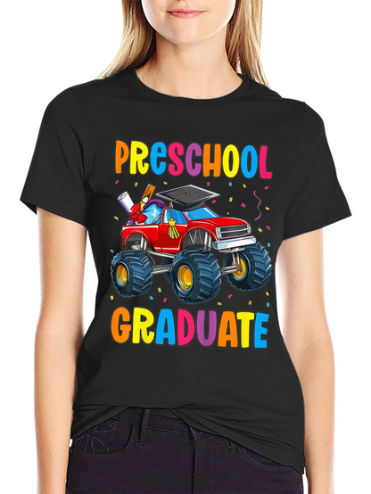 Preschool Graduate Monster Truck T-Shirt