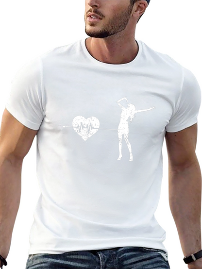 Heartbeat Dancer Graphic Tee - Black