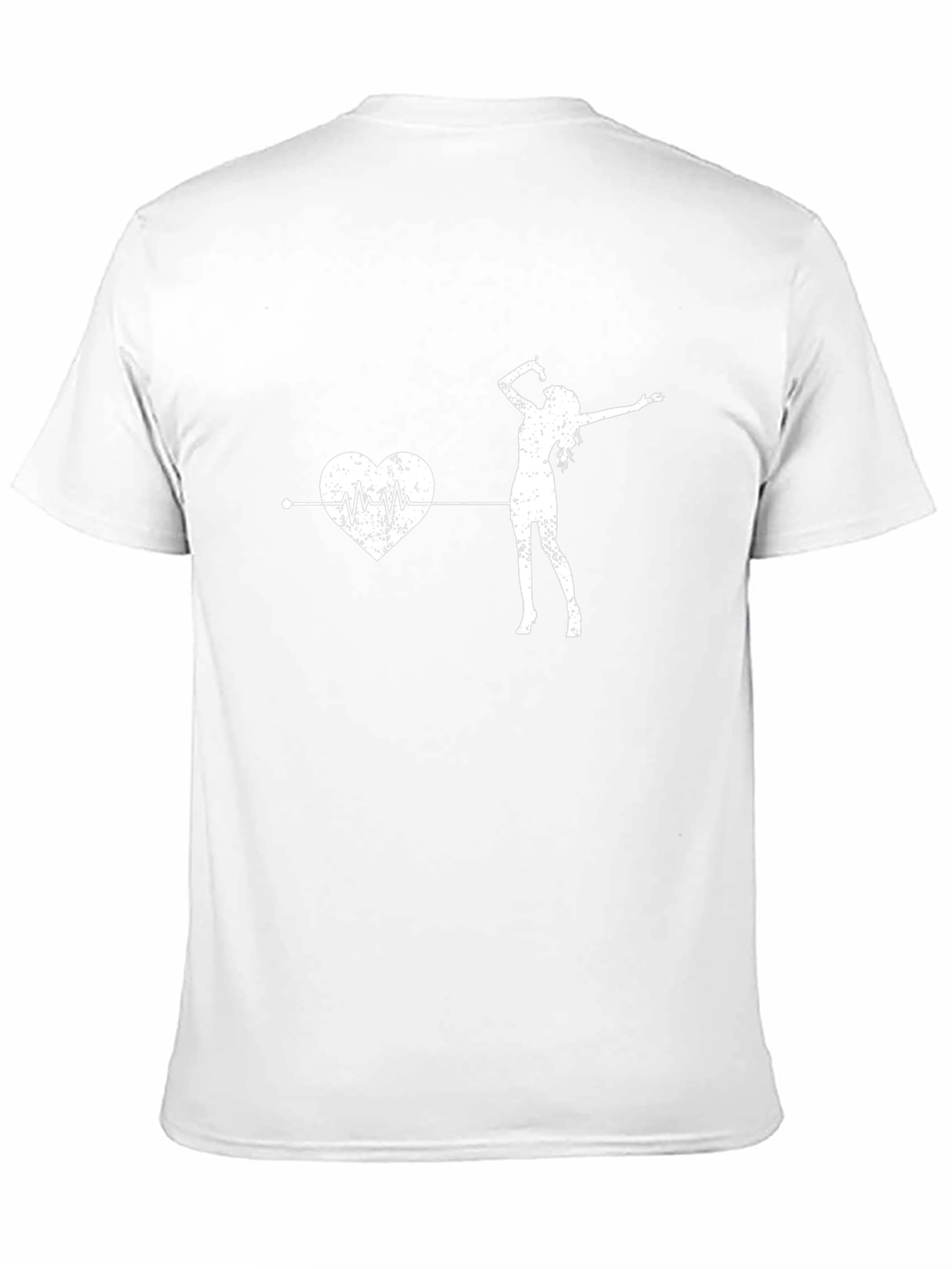 Heartbeat Dancer Graphic Tee - Black