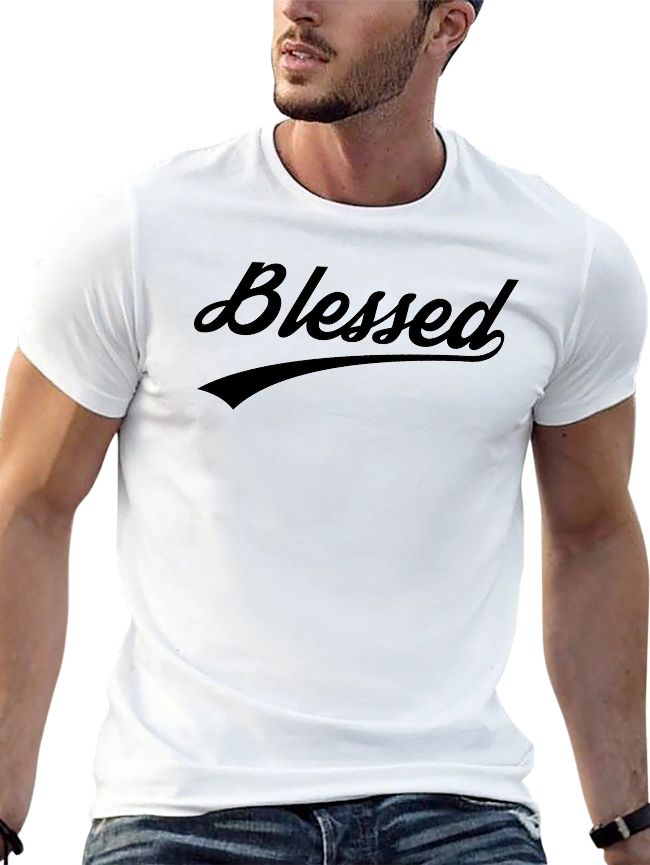 Blessed Graphic Tee - Mens Black T-Shirt