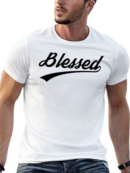 Blessed Graphic Tee - Mens Black T-Shirt